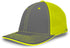 Pacific Headwear Trucker Flexfit® Cap, Size S/M (404M), Color 'GraphiteNeonYellowGraphite'